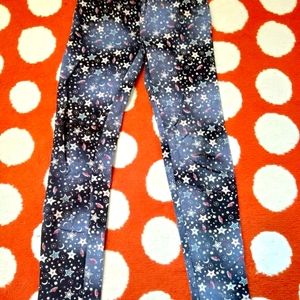 Girl’s Dark Blue Galaxy Pants